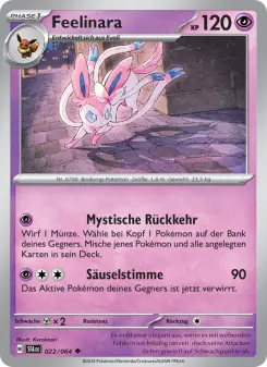Pokémon-Karte Feelinara 022/064