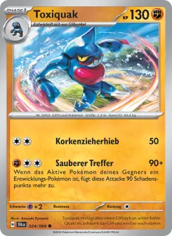 Pokémon-Karte Toxiquak 024/064