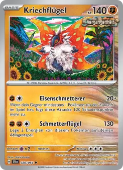 Pokémon-Karte Kriechflügel 026/064