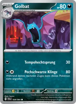 Pokémon-Karte Golbat 028/064