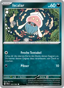 Pokémon-Karte Iscalar 033/064