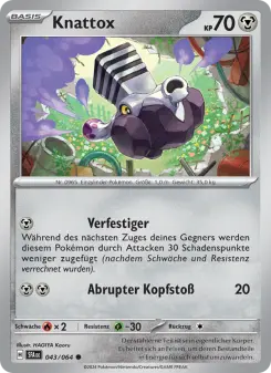 Pokémon-Karte Knattox 043/064