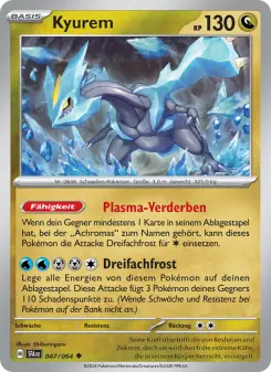 Pokémon-Karte Kyurem 047/064