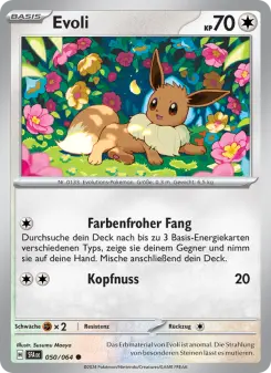 Pokémon-Karte Evoli 050/064