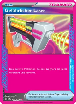 Pokémon-Karte Gefährlicher Laser 058/064