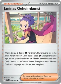 Pokémon-Karte Janinas Geheimkunst 059/064