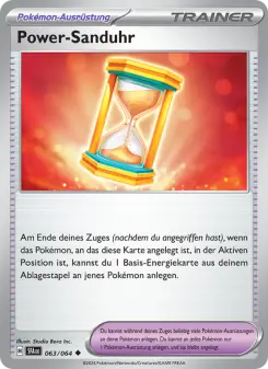 Pokémon-Karte Power-Sanduhr 063/064