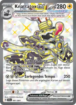 Pokémon-Karte Knattatox-ex 081/064