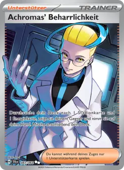 Pokémon-Karte Achromas' Beharrlichkeit 087/064