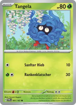 Pokémon-Karte Tangela 001/167