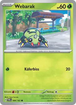 Pokémon-Karte Webarak 004/167