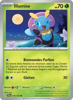 Pokémon-Karte Illumise 010/167
