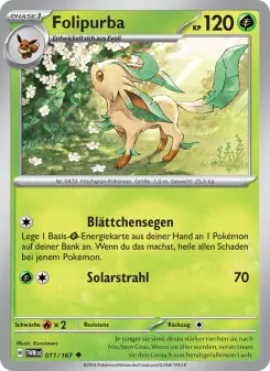 Pokémon-Karte Folipurba 011/167