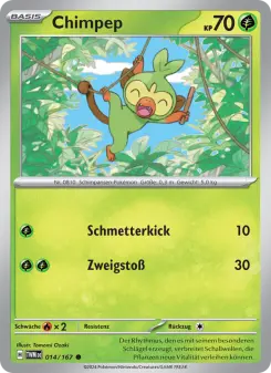 Pokémon-Karte Chimpep 014/167