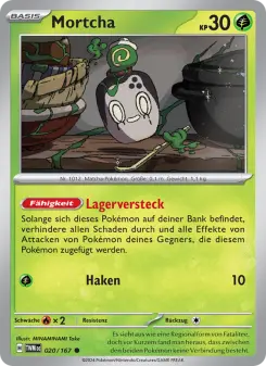 Pokémon-Karte Mortcha 020/167