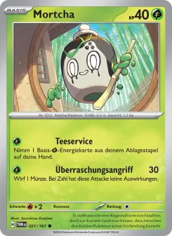 Pokémon-Karte Mortcha 021/167
