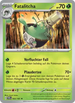 Pokémon-Karte Fatalitcha 022/167