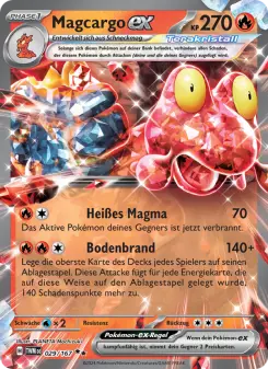 Pokémon-Karte Magcargo-ex 029/167