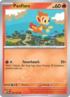 Pokémon-Karte Panflam 031/167