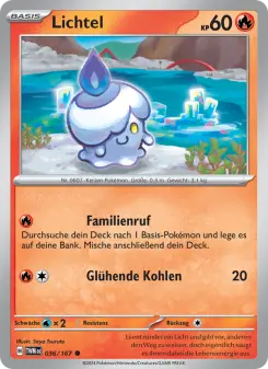 Pokémon-Karte Lichtel 036/167