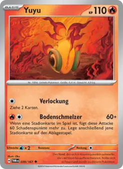 Pokémon-Karte Yuyu 039/167
