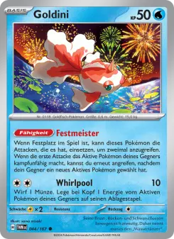 Pokémon-Karte Goldini 044/167