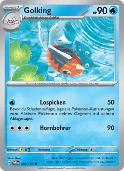 Pokémon-Karte Golking 045/167