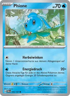 Pokémon-Karte Phione 055/167