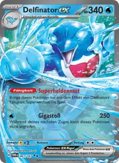 Pokémon-Karte Delfinator-ex 061/167