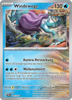 Pokémon-Karte Windewoge 063/167