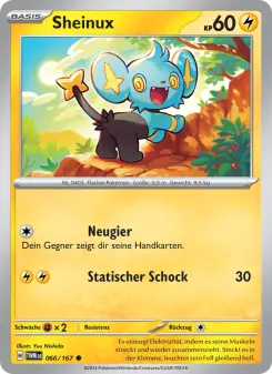 Pokémon-Karte Sheinux 066/167