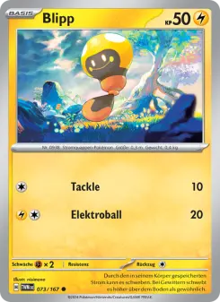Pokémon-Karte Blipp 073/167