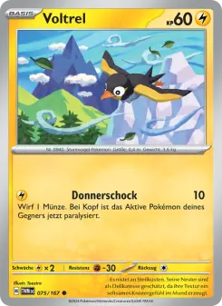 Pokémon-Karte Voltrel 075/167