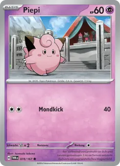 Pokémon-Karte Piepi 078/167
