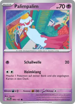 Pokémon-Karte Palimpalim 085/167