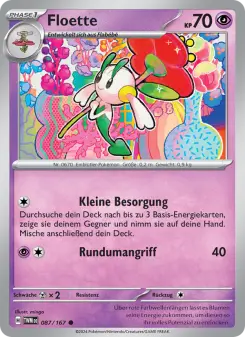 Pokémon-Karte Floette 087/167