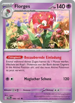 Pokémon-Karte Florges 088/167