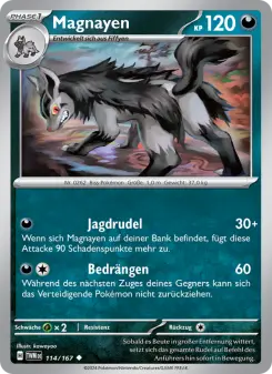 Pokémon-Karte Magnayen 114/167
