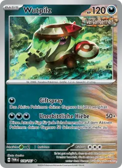 Pokémon-Karte Wutpilz 118/167