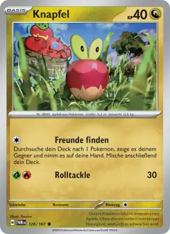 Pokémon-Karte Knapfel 126/167