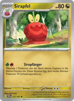 Pokémon-Karte Sirapfel 127/167