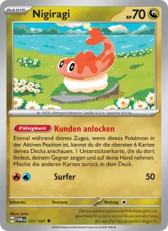 Pokémon-Karte Nigiragi 131/167