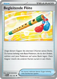 Pokémon-Karte Begleitende Flöte 142/167
