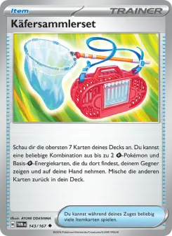 Pokémon-Karte Käfersammlerset 143/167