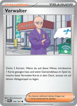 Pokémon-Karte Verwalter 144/167