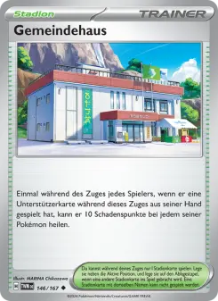 Pokémon-Karte Gemeindehaus 146/167