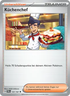 Pokémon-Karte Küchenchef 147/167