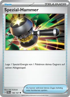 Pokémon-Karte Spezial-Hammer 148/167