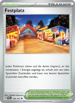 Pokémon-Karte Festplatz 149/167