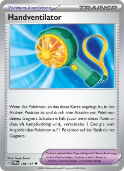Pokémon-Karte Handventilator 150/167